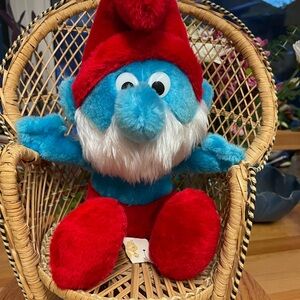 Vintage GANZ 1979 Papa Smurf. New with “The Bay” tags.